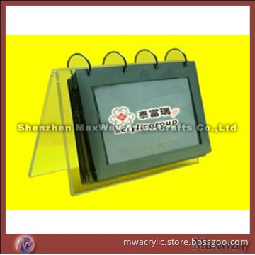Pure Clear High-quality Acrylic Calendar/Brochure Holder